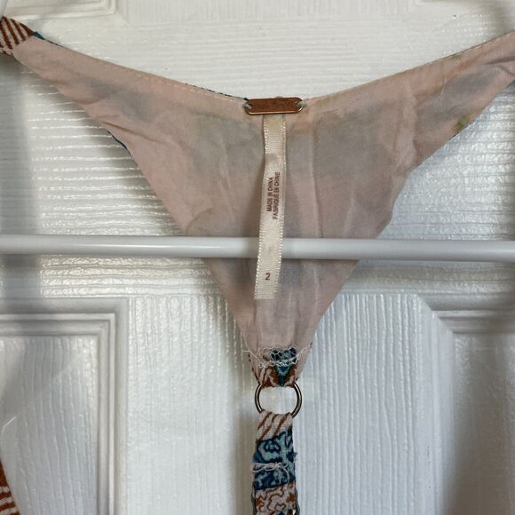 FREE PEOPLE Serves You Right Printed Maxi Dress in Mint Size 2 - Picture 8 of 8